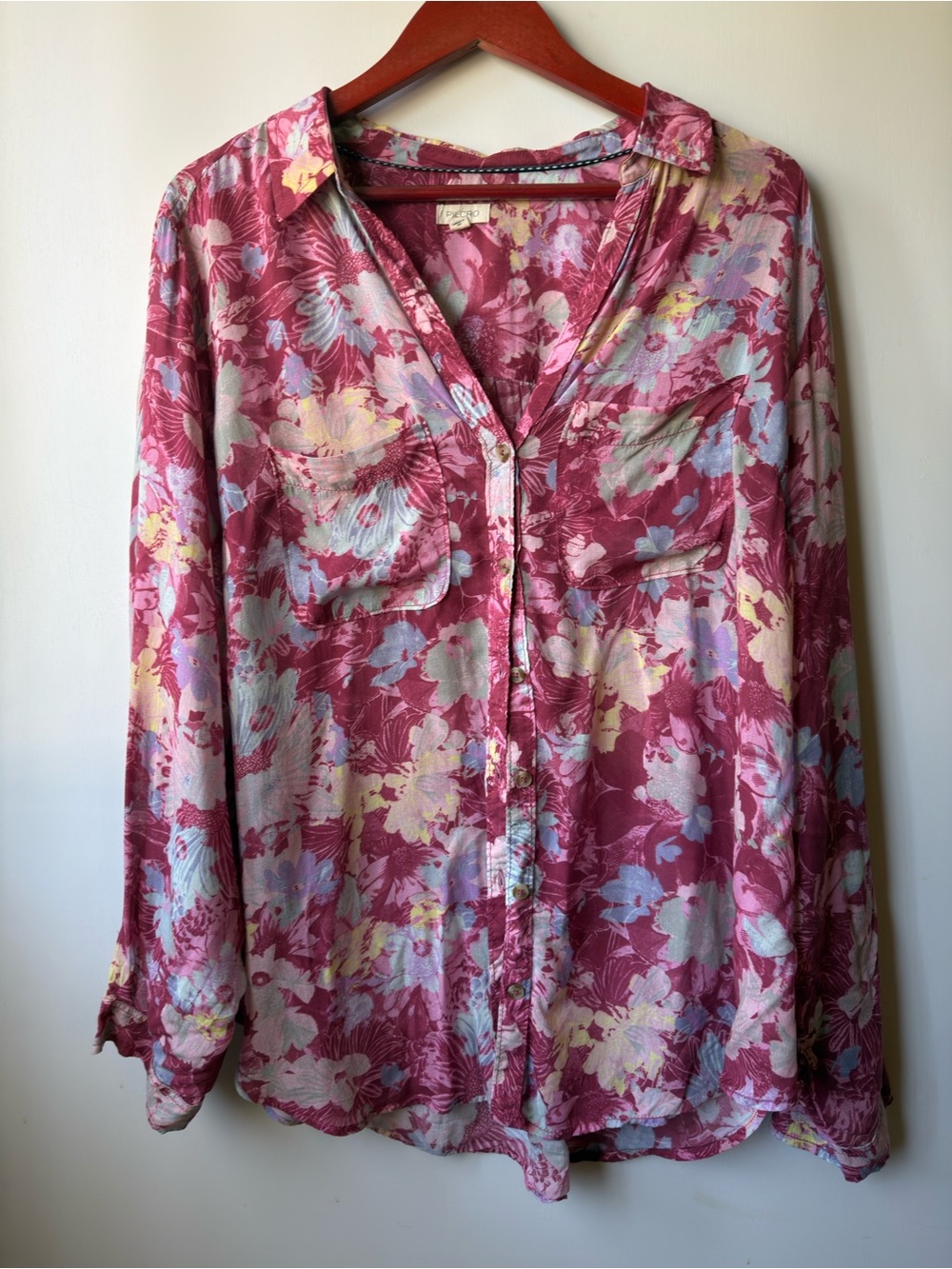 Anthropologie Romy Blouse by Pilcro